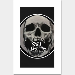 Skull Still Laughing Posters and Art